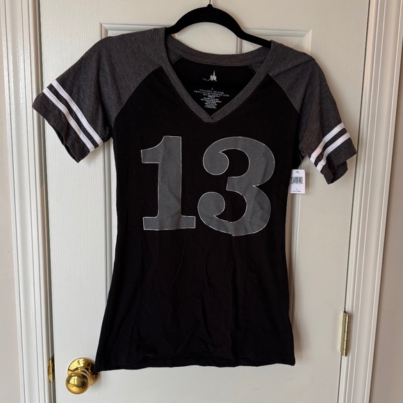 NWT Disney Parks Tower of Terror 13 Black and Grey Shirt Women’s Size Small - Picture 2 of 8